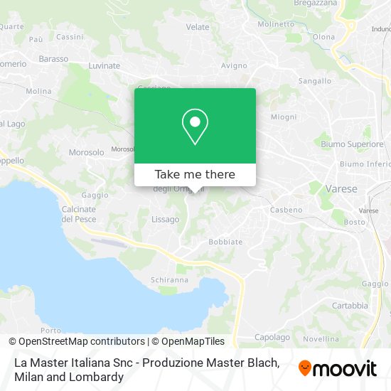 La Master Italiana Snc - Produzione Master Blach map