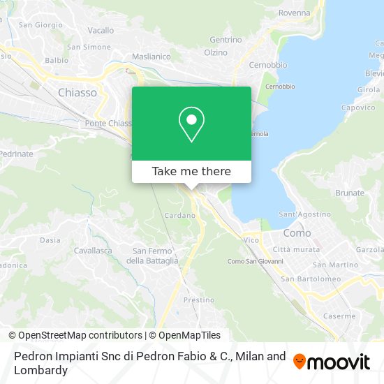 Pedron Impianti Snc di Pedron Fabio & C. map