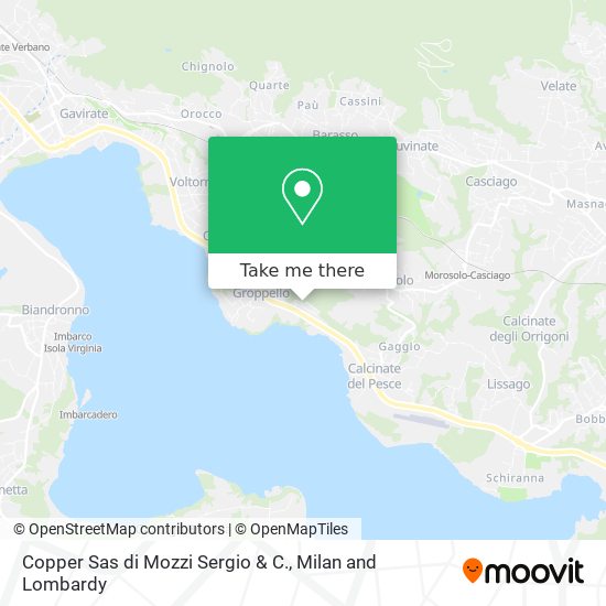 Copper Sas di Mozzi Sergio & C. map