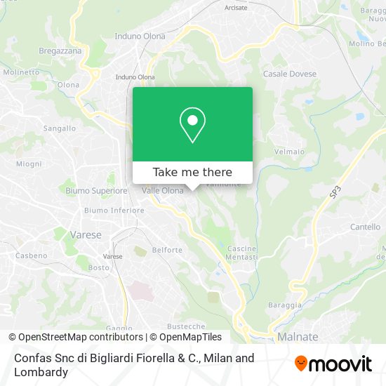 Confas Snc di Bigliardi Fiorella & C. map