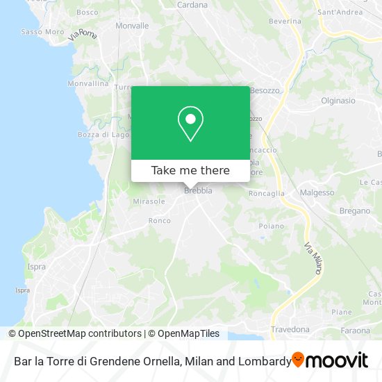 Bar la Torre di Grendene Ornella map