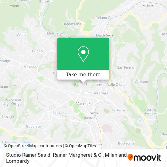 Studio Rainer Sas di Rainer Margheret & C. map