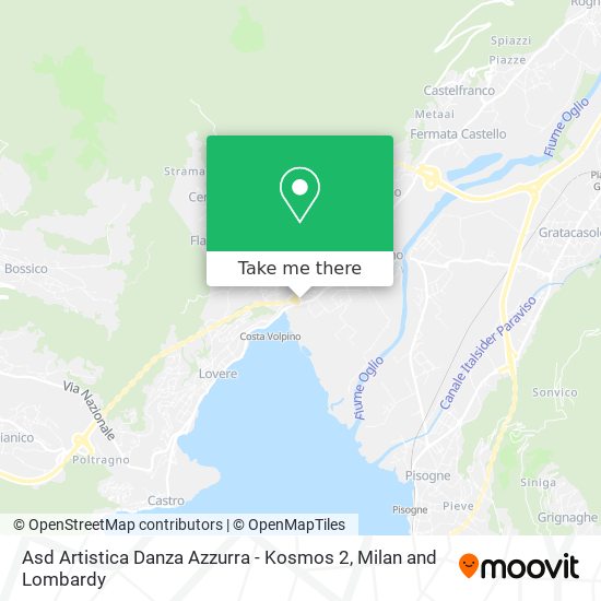 Asd Artistica Danza Azzurra - Kosmos 2 map