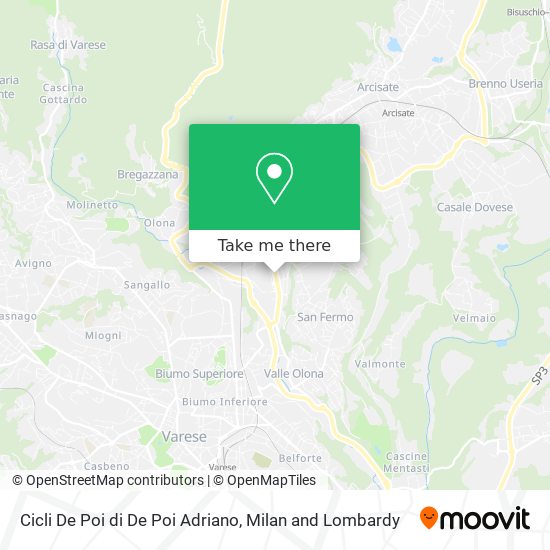 Cicli De Poi di De Poi Adriano map