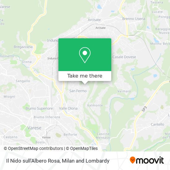 Il Nido sull'Albero Rosa map