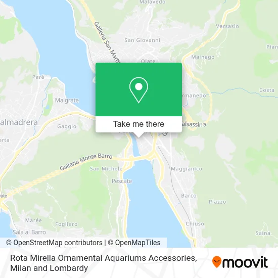 Rota Mirella Ornamental Aquariums Accessories map