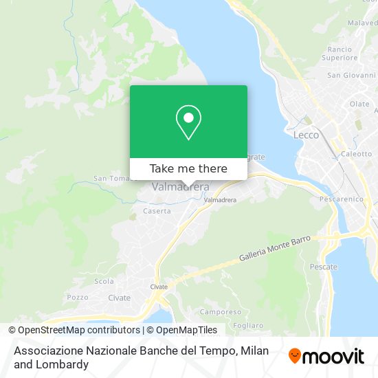 Associazione Nazionale Banche del Tempo map