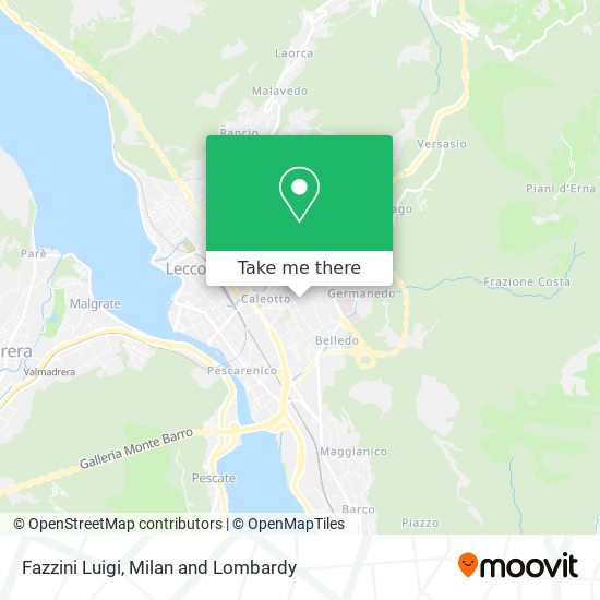 Fazzini Luigi map