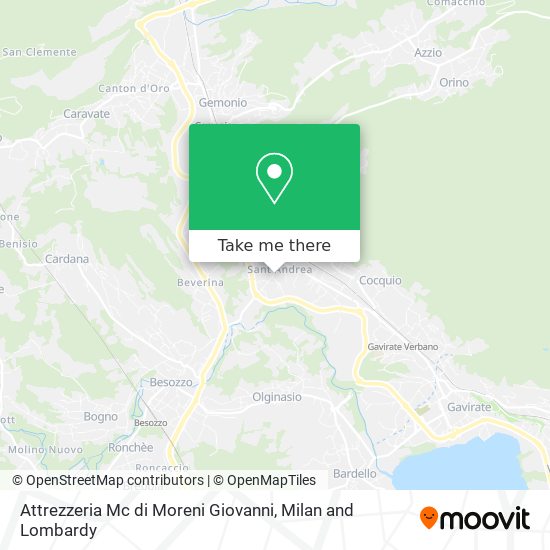 Attrezzeria Mc di Moreni Giovanni map