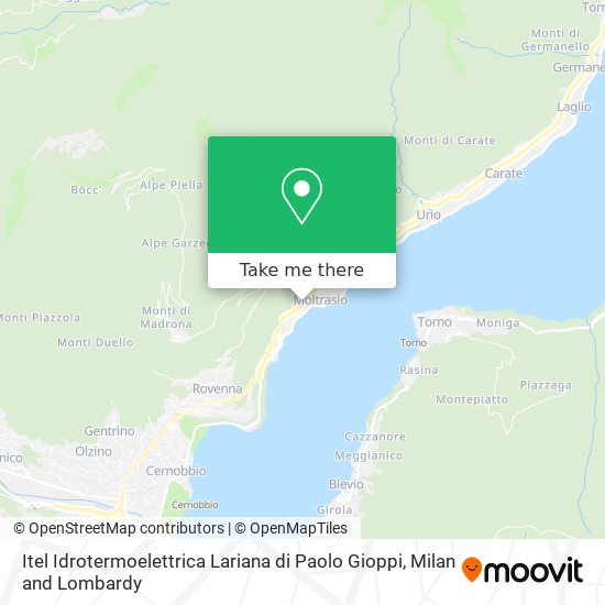 Itel Idrotermoelettrica Lariana di Paolo Gioppi map