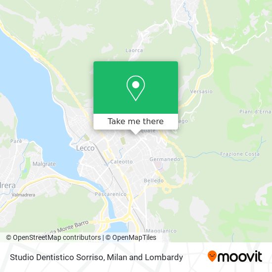 Studio Dentistico Sorriso map