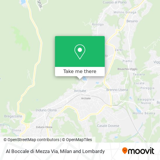 Al Boccale di Mezza Via map
