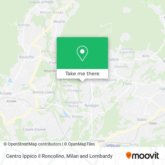Centro Ippico il Roncolino map