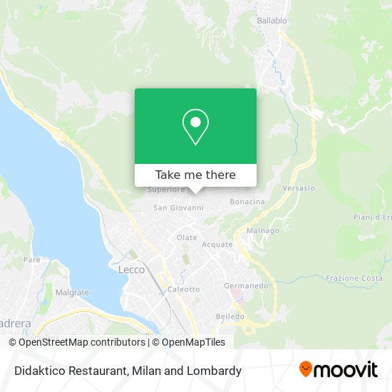 Didaktico Restaurant map