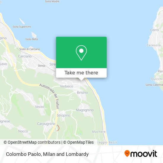 Colombo Paolo map