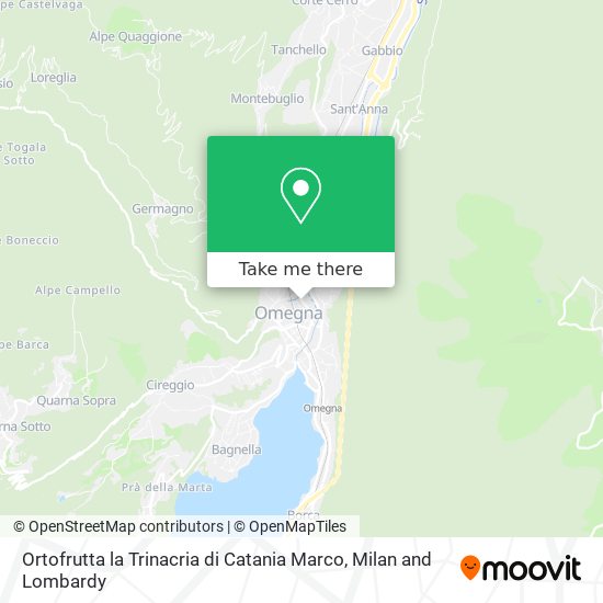 Ortofrutta la Trinacria di Catania Marco map