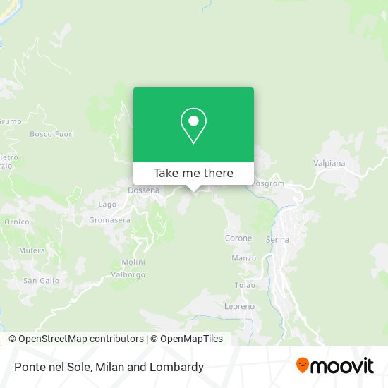 Ponte nel Sole map