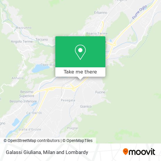 Galassi Giuliana map