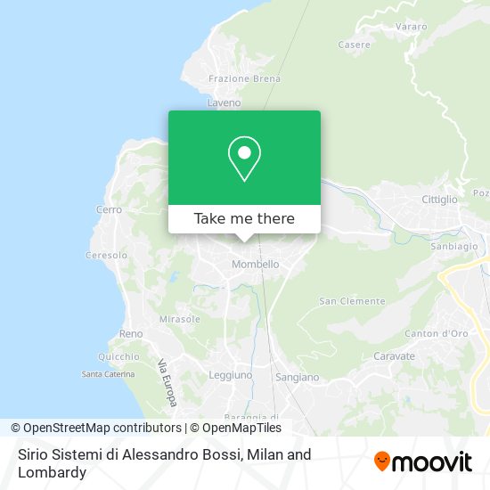 Sirio Sistemi di Alessandro Bossi map