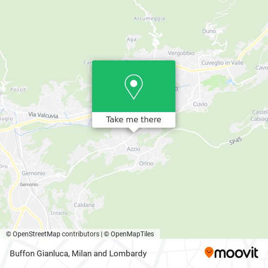 Buffon Gianluca map