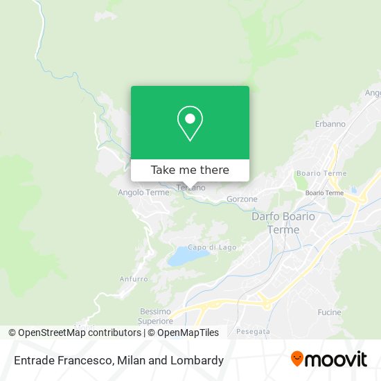 Entrade Francesco map