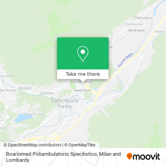Boariomed Poliambulatorio Specilistico map