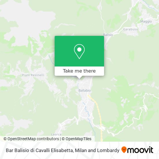 Bar Balisio di Cavalli Elisabetta map