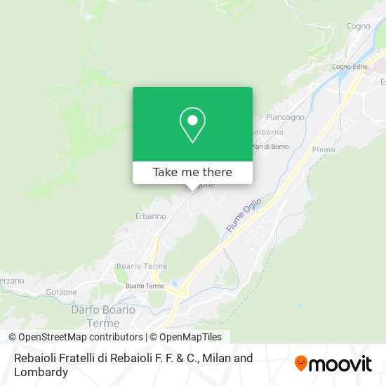 Rebaioli Fratelli di Rebaioli F. F. & C. map