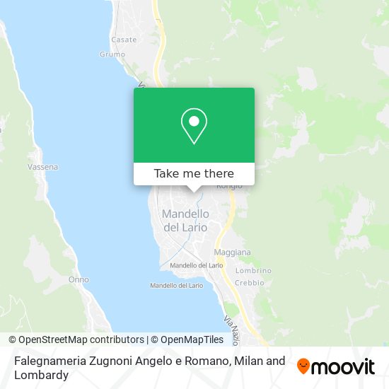Falegnameria Zugnoni Angelo e Romano map