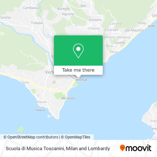Scuola di Musica Toscanini map