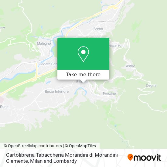 Cartolibreria Tabaccheria Morandini di Morandini Clemente map