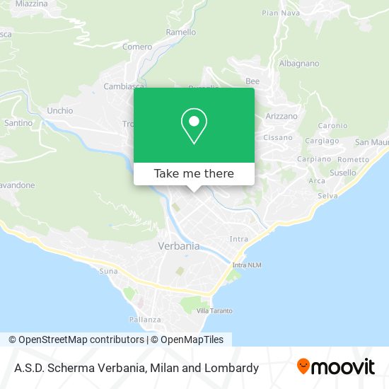 A.S.D. Scherma Verbania map