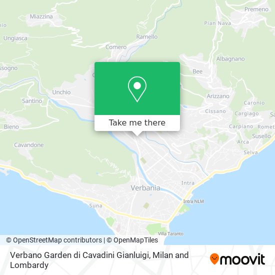 Verbano Garden di Cavadini Gianluigi map