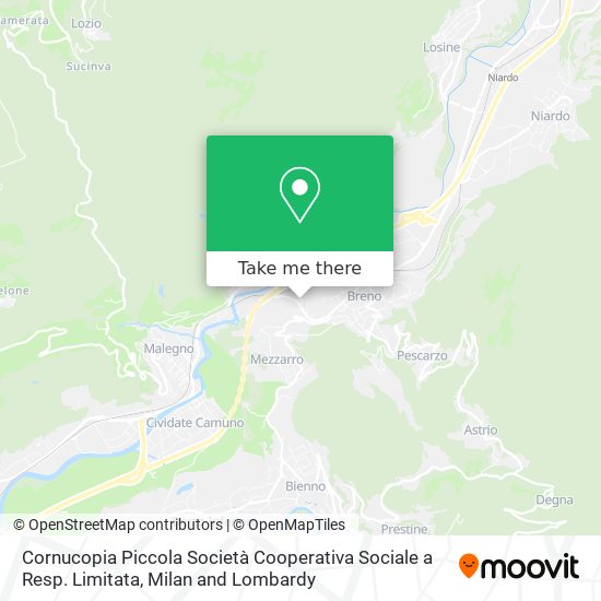 Cornucopia Piccola Società Cooperativa Sociale a Resp. Limitata map