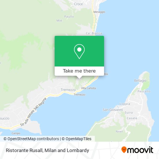 Ristorante Rusall map