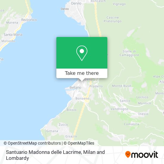 Santuario Madonna delle Lacrime map