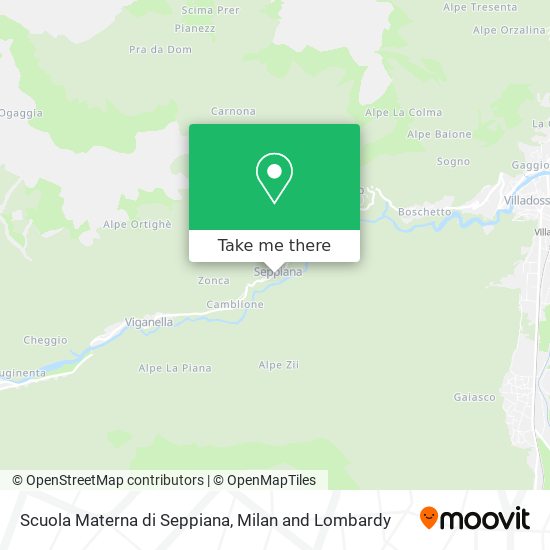 Scuola Materna di Seppiana map