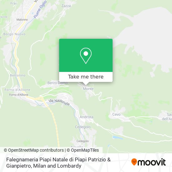 Falegnameria Piapi Natale di Piapi Patrizio & Gianpietro map