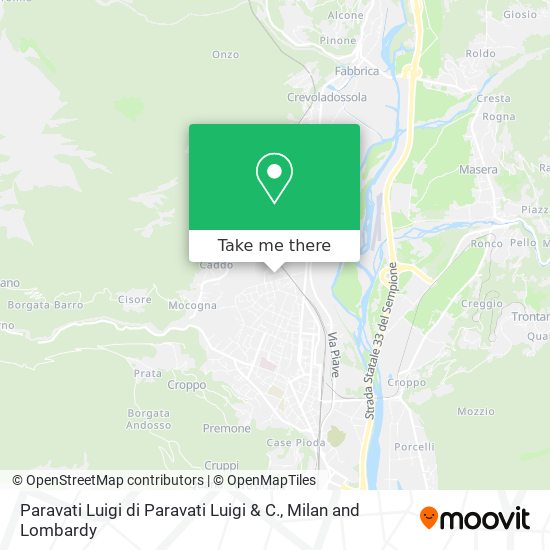 Paravati Luigi di Paravati Luigi & C. map