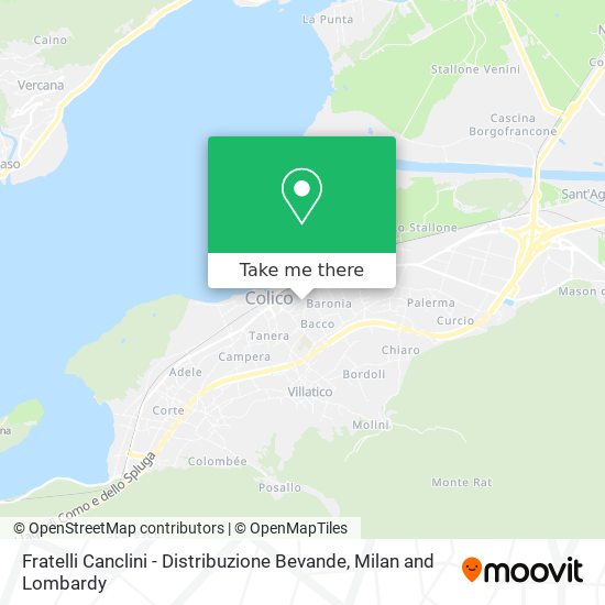 Fratelli Canclini - Distribuzione Bevande map