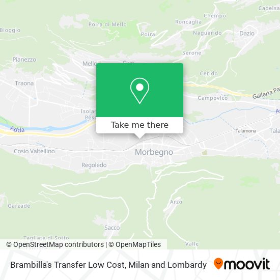 Brambilla's Transfer Low Cost map