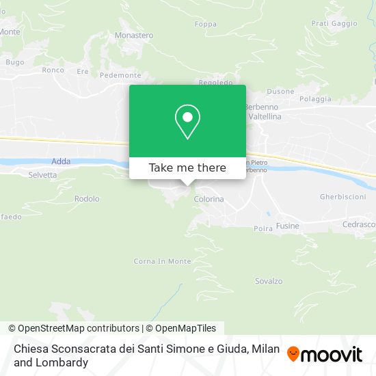 Chiesa Sconsacrata dei Santi Simone e Giuda map
