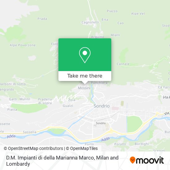 D.M. Impianti di della Marianna Marco map