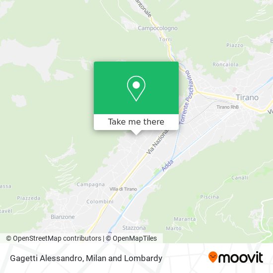 Gagetti Alessandro map