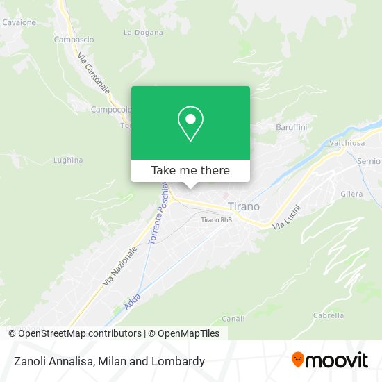 Zanoli Annalisa map