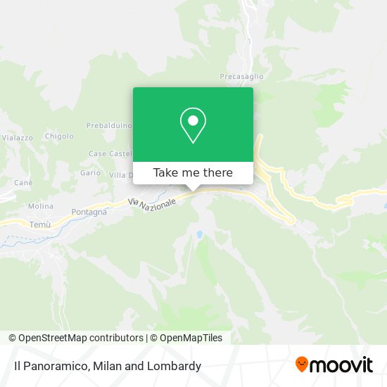 Il Panoramico map