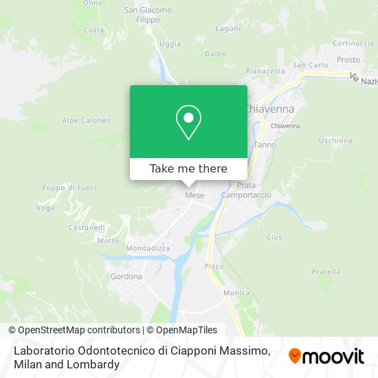 Laboratorio Odontotecnico di Ciapponi Massimo map