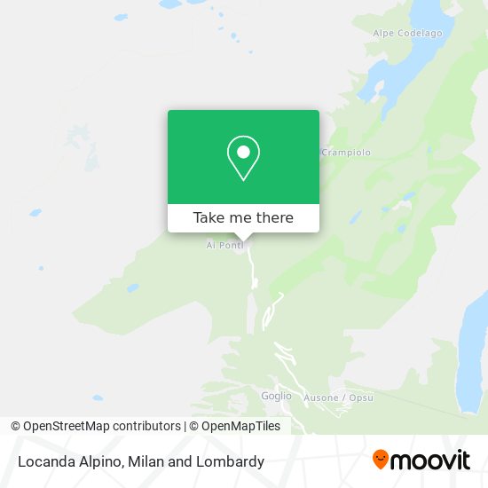 Locanda Alpino map