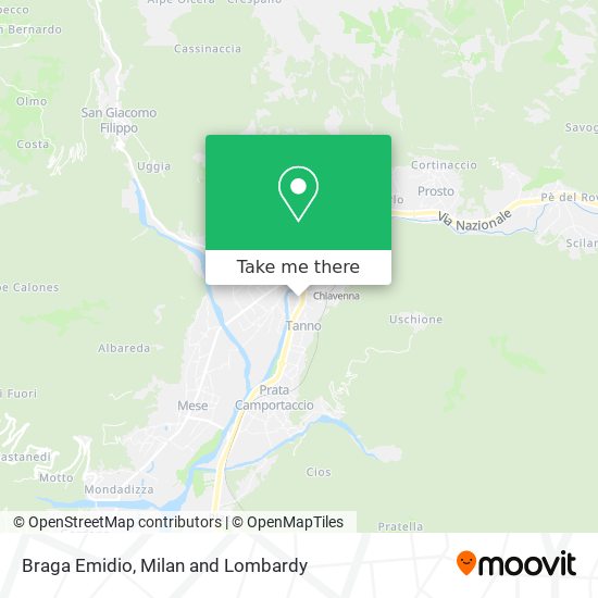 Braga Emidio map