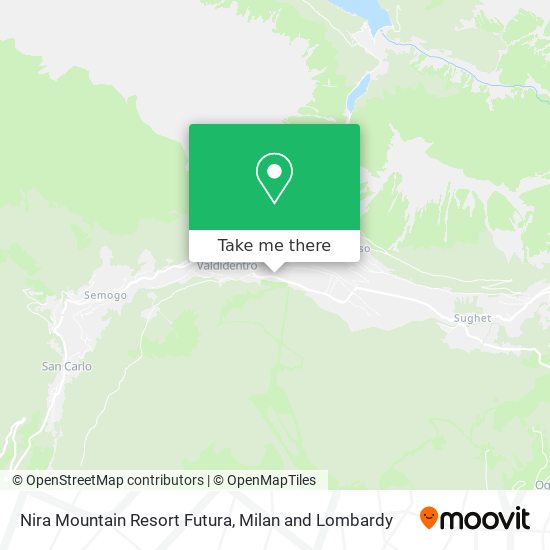 Nira Mountain Resort Futura map